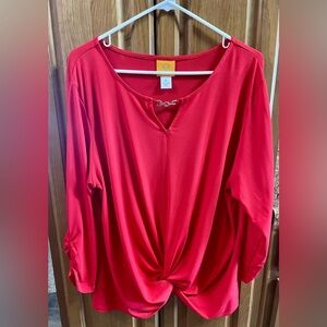 Ruby Rd. Red Women's Top